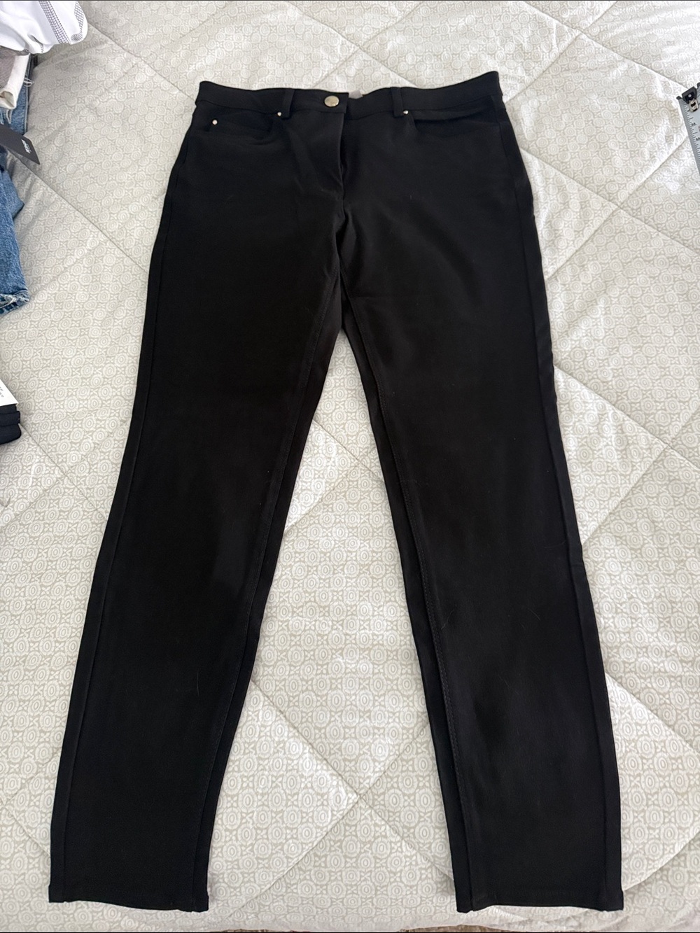 H&M Black Women's Slim  Stretch Pants